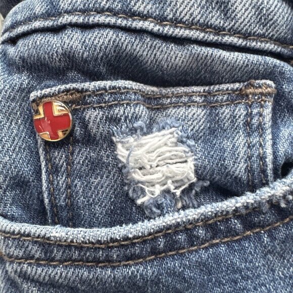 HUDSON Womens Krista Super Skinny Low Rise Blue Jeans Size 28, Denim - Picture 3 of 16